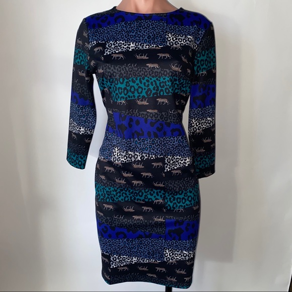 NWT VS  Sport Dress Leopard Open Back Dress M - Picture 5 of 13